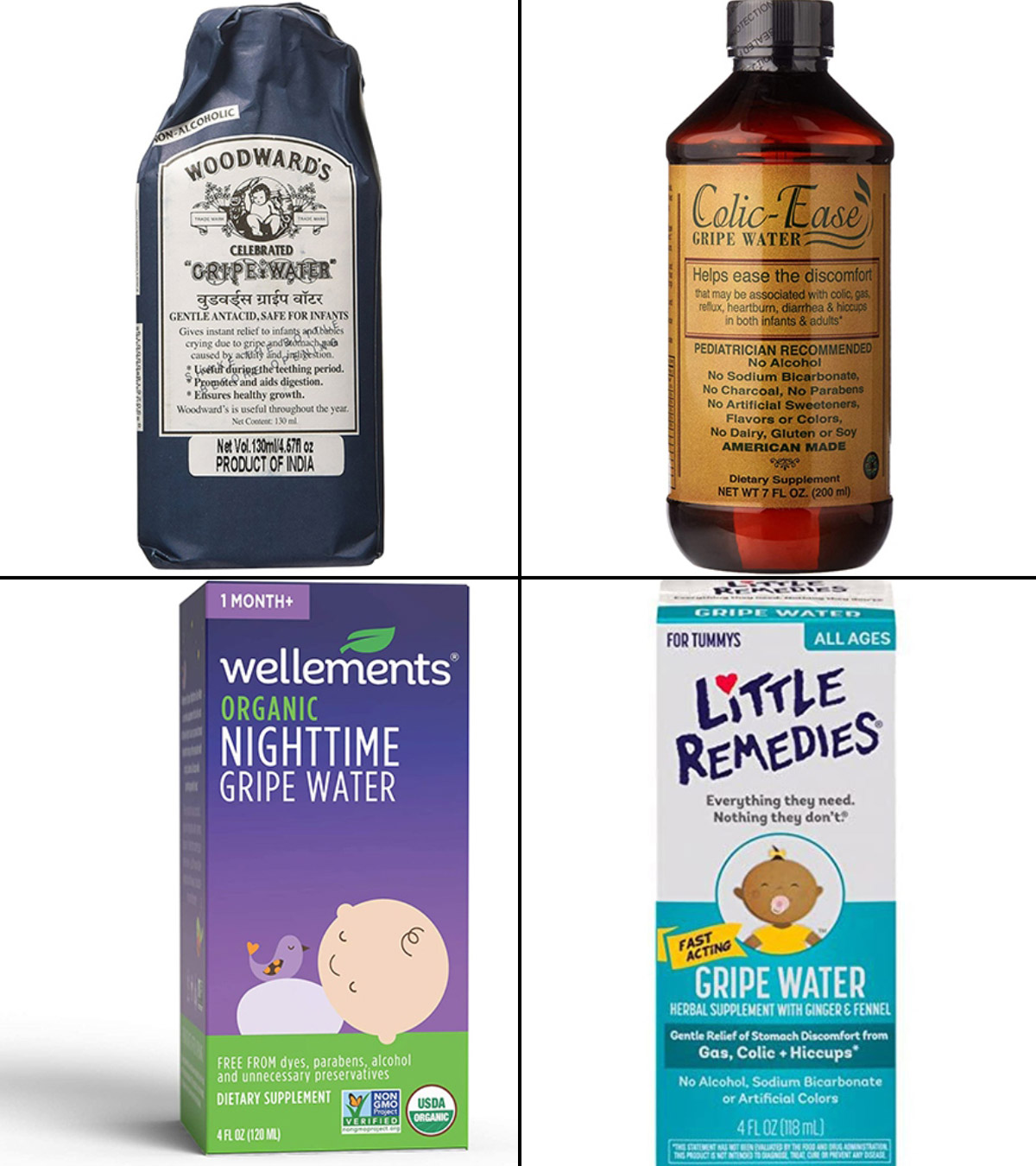 3 Bottles - Woodwards Gripe Water Colic Baby Gripewater 130ml