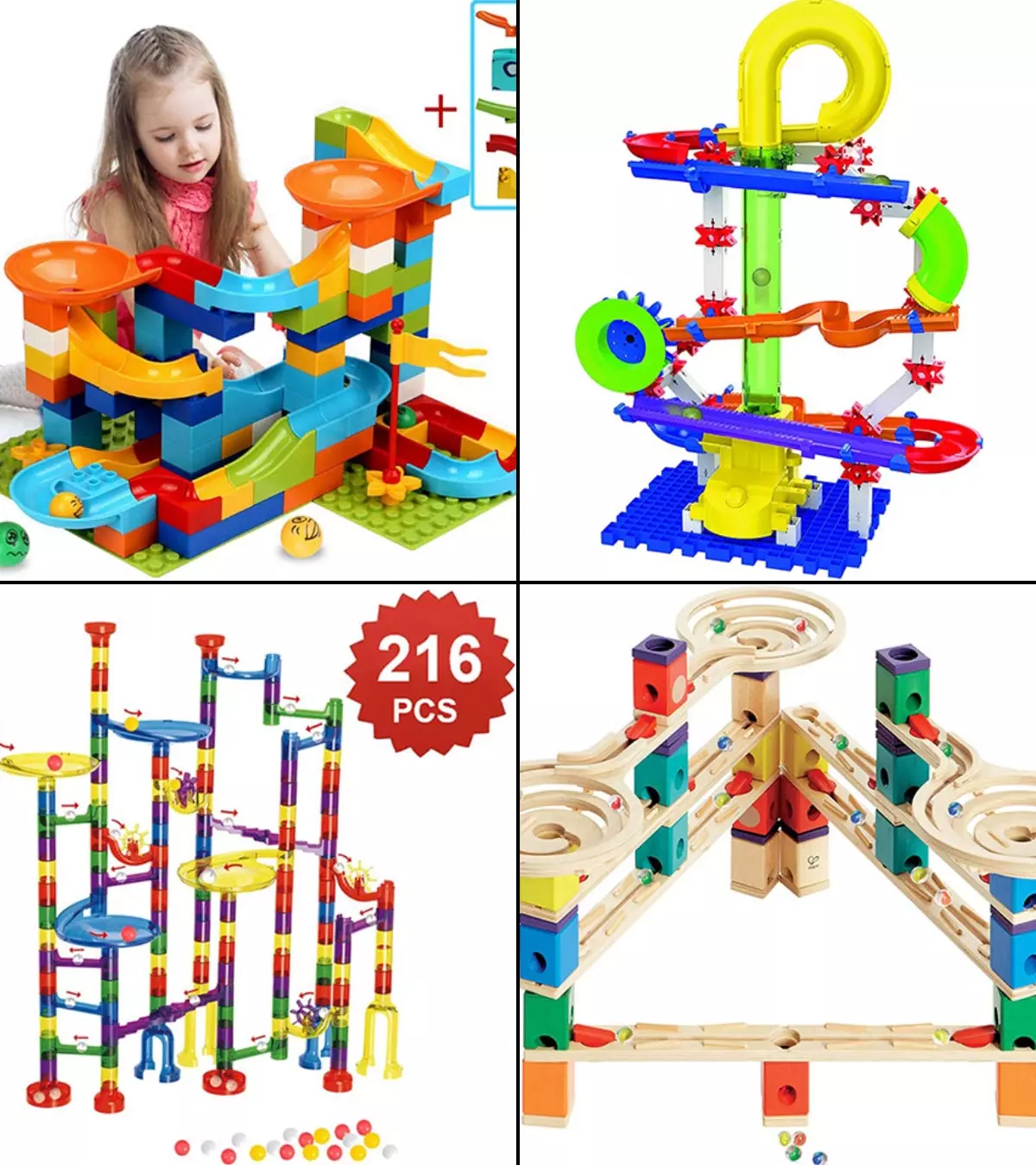 Usa Toyz Marble Run Game 85 Piece Large Roller Coaster Wooden Marble Usa Toyz Marble Run Game 85 Piece Large Roller Coaster Wooden Marble