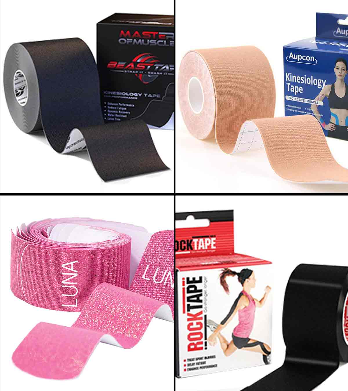 5M x 5CM kinesiology tape with individual color box Therapy kinesiology  Muscle Tape water proof kinesiology tex tape