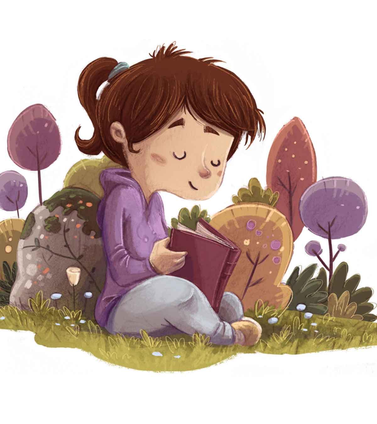 Kids Reading Ruskin Bond Stories