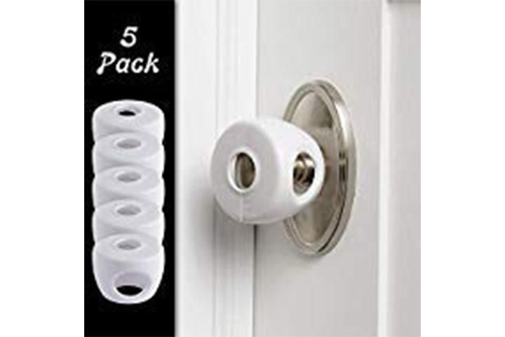 What's the best way to childproof these types of door handles? : r