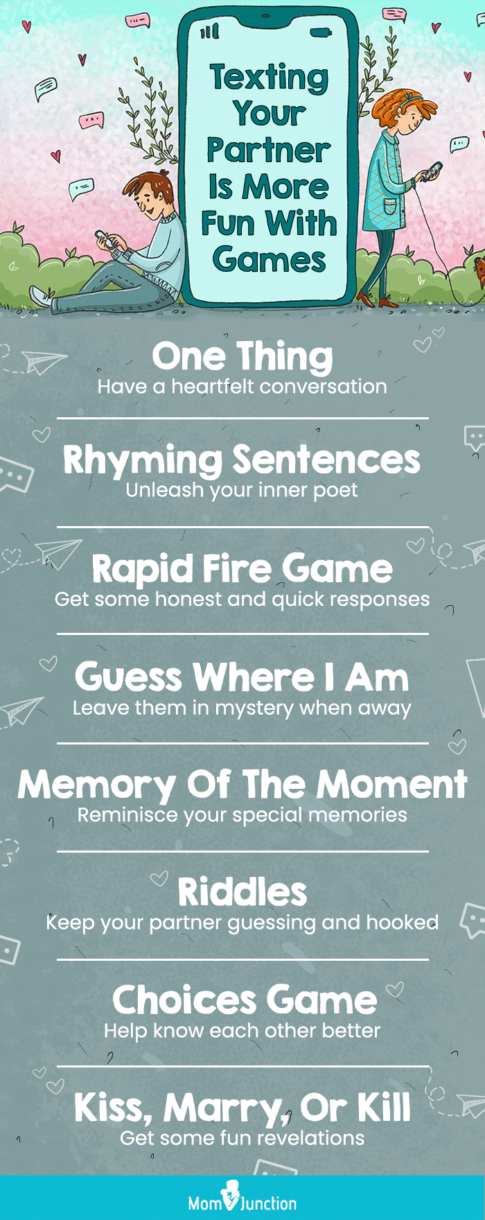 60 Engaging And Fun Texting Games For Couples