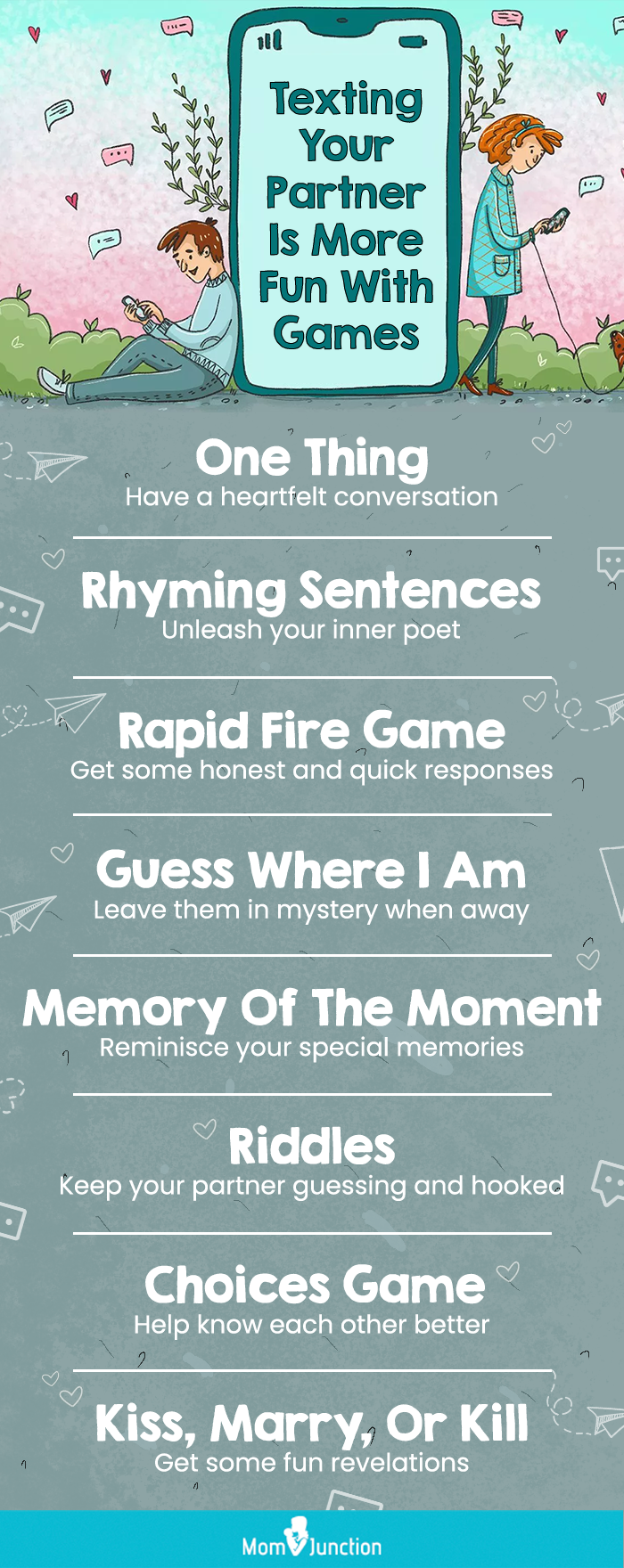 21 Fun Texting Games To Play With A Guy Or Girl