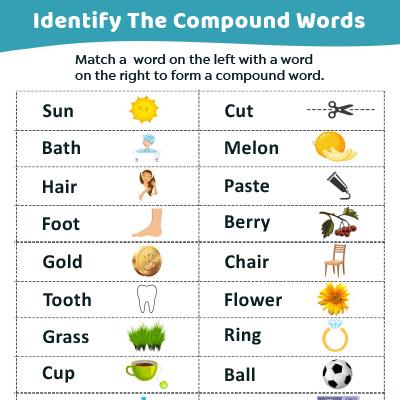 Mod viljen yderligere enhed Mix And Match The Compound Words