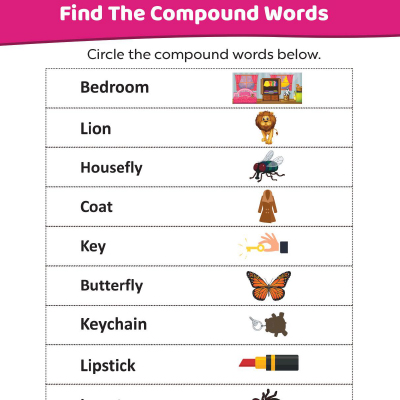 Find The Compound Words