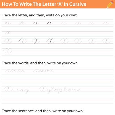 Cursive X