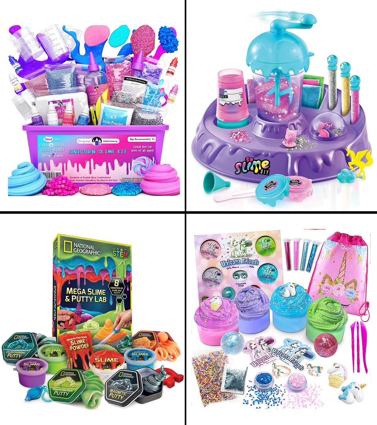 Original Stationery Unicorn Slime Kit Supplies Stuff For Girls Making Slime  Everything in One Box, Kids Can Make Unicorn, Glitter, Fluffy Cloud, Floam