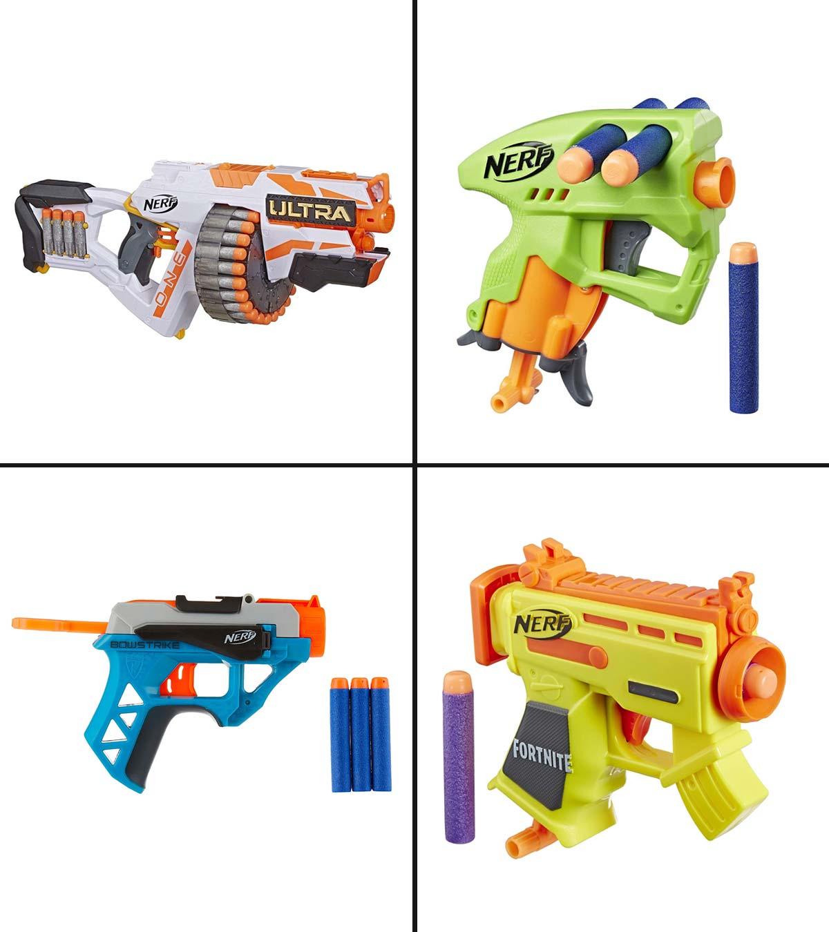 NERF VS DINOSAUR!! Modulus, Elite, Strike, Jolt, Strongarm, Disruptor -  Toys for Kids 