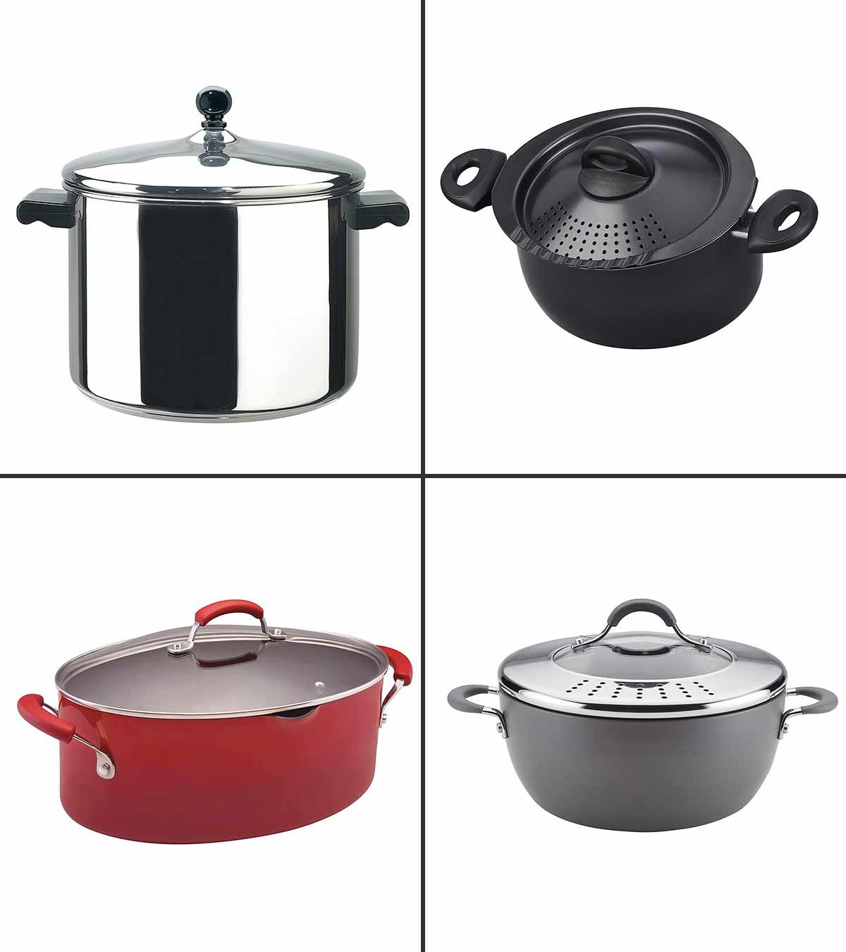 Tramontina gourmet stainless steel 8 online quart lock and drain stock pot