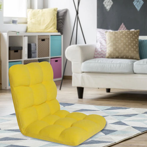 Folding Floor Chair Legless Chair Seat Cushion for Study Living