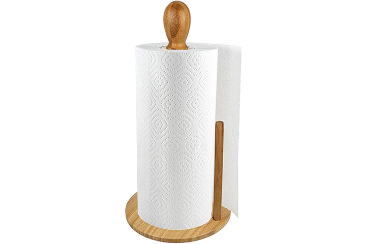 Under Cabinet Decorative Paper Towel Holder Black Stylish Wrought Iron Hanger Cupboard Mount Fancy Paper Dispenser Effortlessly Pull Napkin Easy