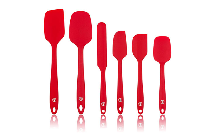Heat Resistant Silicone Cooking Utensil - Neutral Set - For Light Sleepers