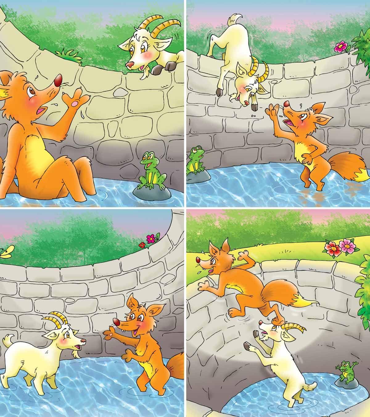 Fox And Goat Story For Kids