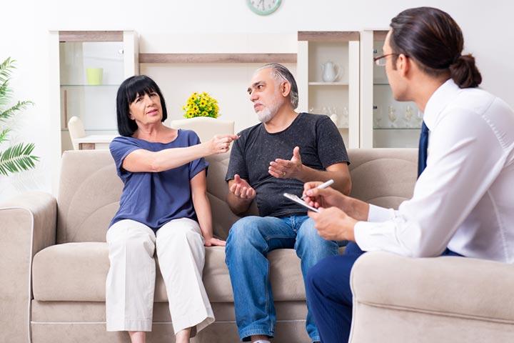 Therapy failing causes divorce