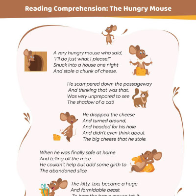 Poetry Comprehension: The Hungry Mouse