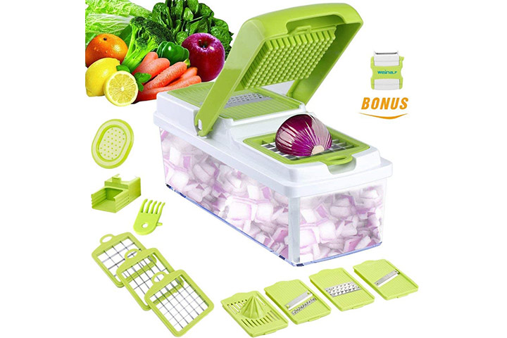 This Vegetable Chopper with 15,300+ Perfect Ratings Cuts Prep Time in Half