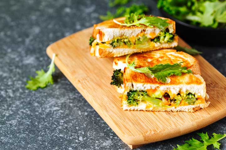Broccoli sandwich recipe for children
