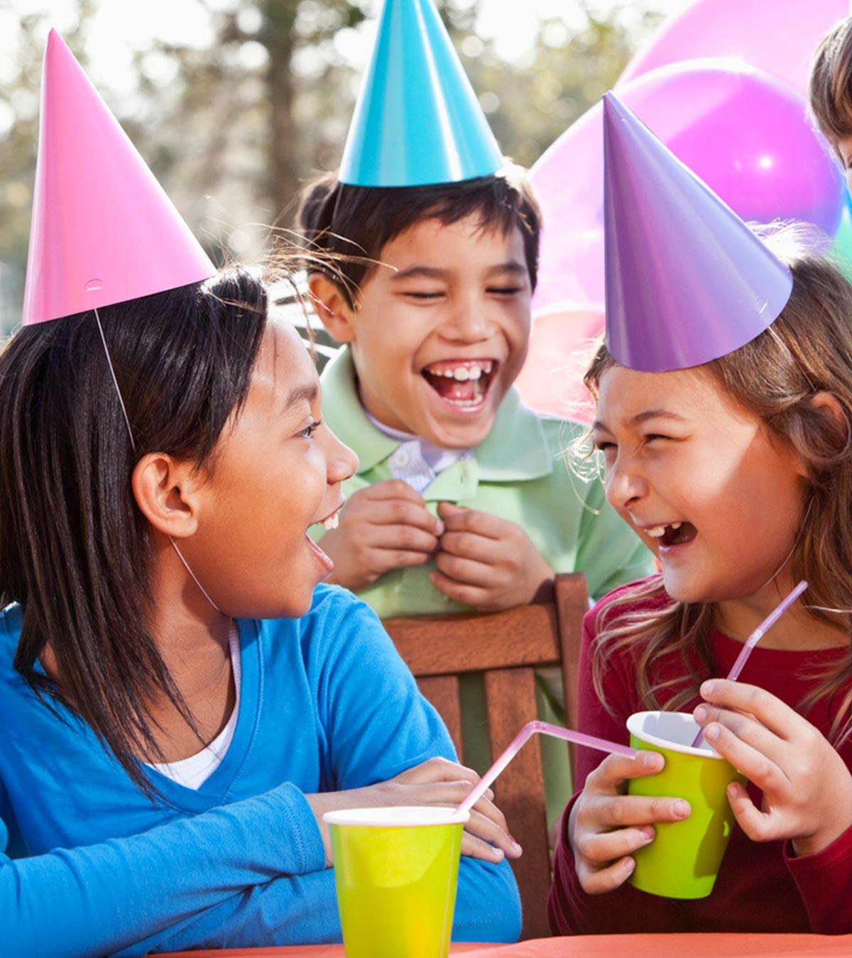 Kids Laughing At Funny Birthday Jokes