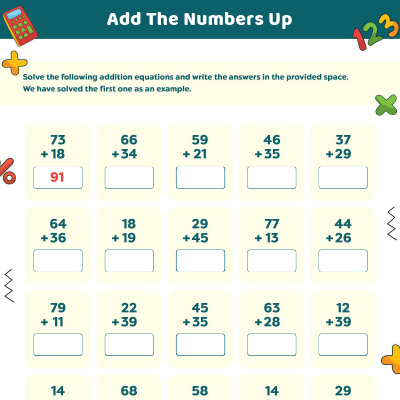 Solve Two-Digit Addition Problems With Regrouping