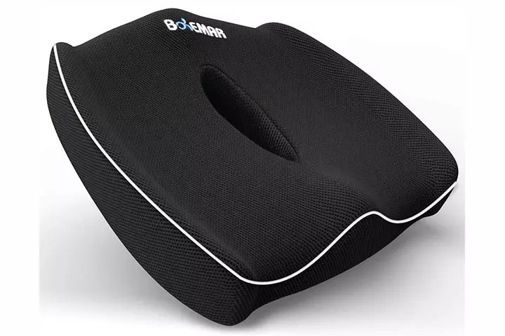 Ergonomic Back Waist Support Cushion, Long Sitting Protective Cervical  Spine Cushion, Car Seat Lumbar Cushion, Waist Support Cushion Seat Cushion  Pillow For Home, Office, School, Car Driving Seat - Temu