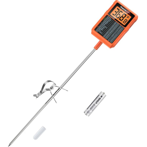 KULUNER Digital Instant Read Waterproof Meat Thermometer with 4.6