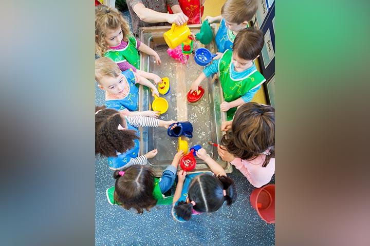 Water filling activity water activites for toddlers