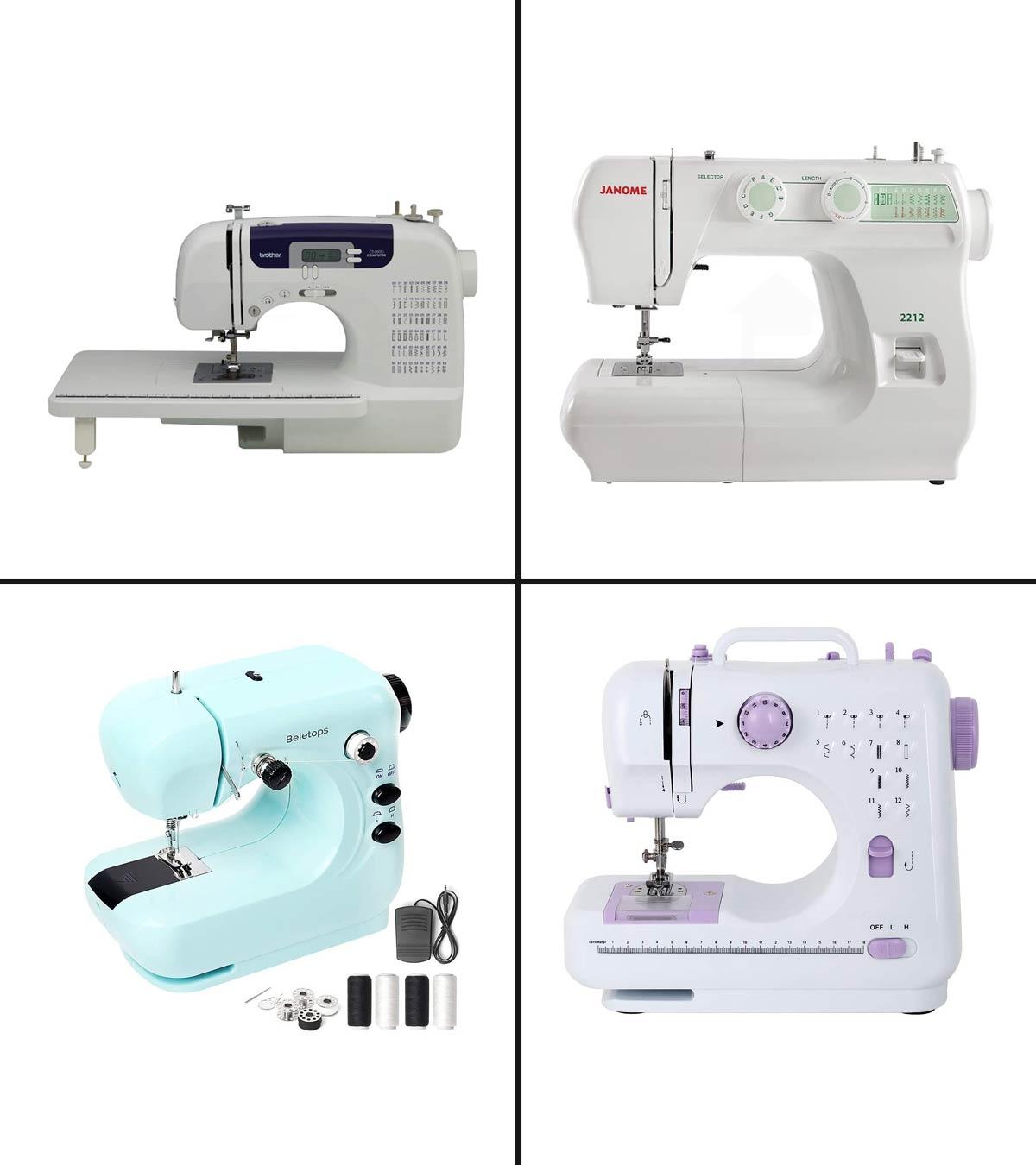 Portable Sewing Machine for Beginners Kids Mini Electric Household Crafting  Mending Sewing and 12 Built-In Stitches - AliExpress