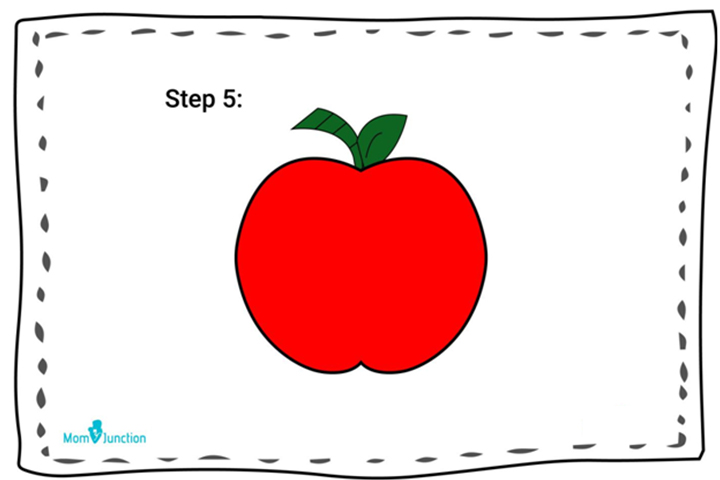 How to Draw an Apple Tutorial Step by Step  EasyDrawingTips