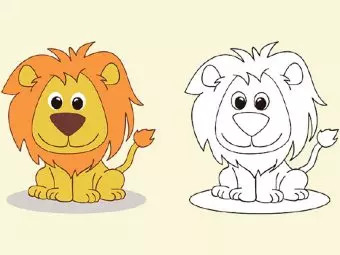 How To Draw A Lion For Kids Easy Step-By-Step Tutorial1