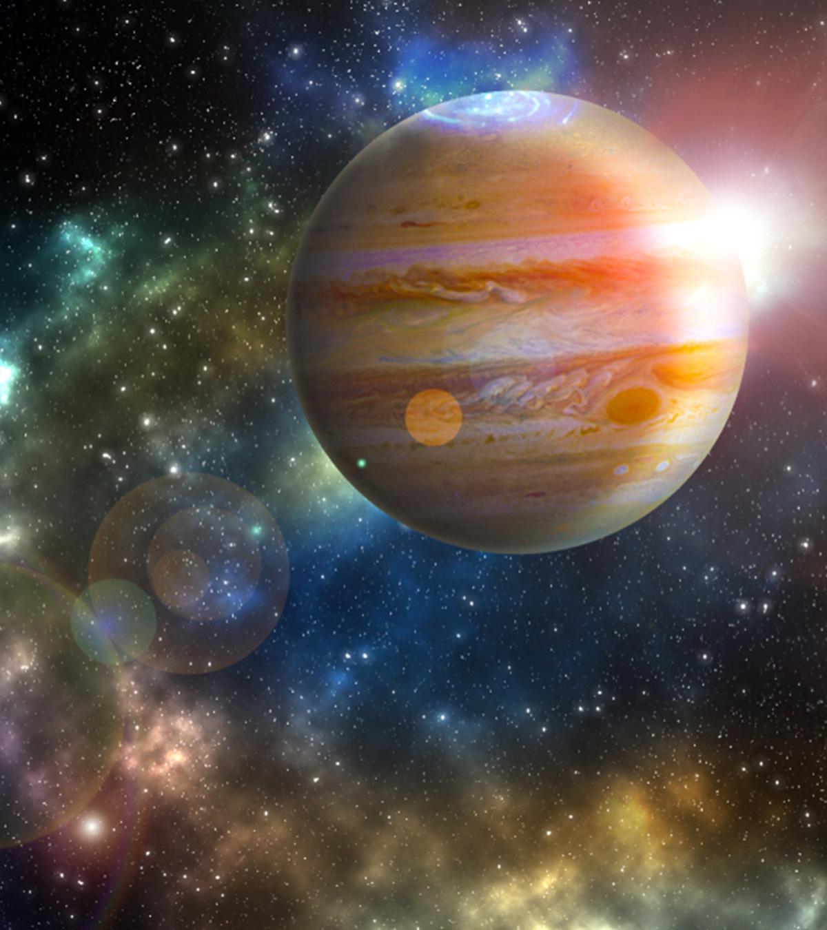 Jupiter in the sky