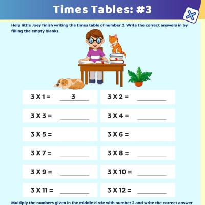 Multiplication Worksheets For Kids - Free & Printable | MomJunction
