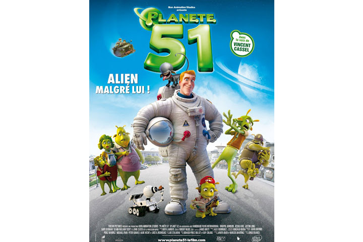 Planet 51, space movie for kids
