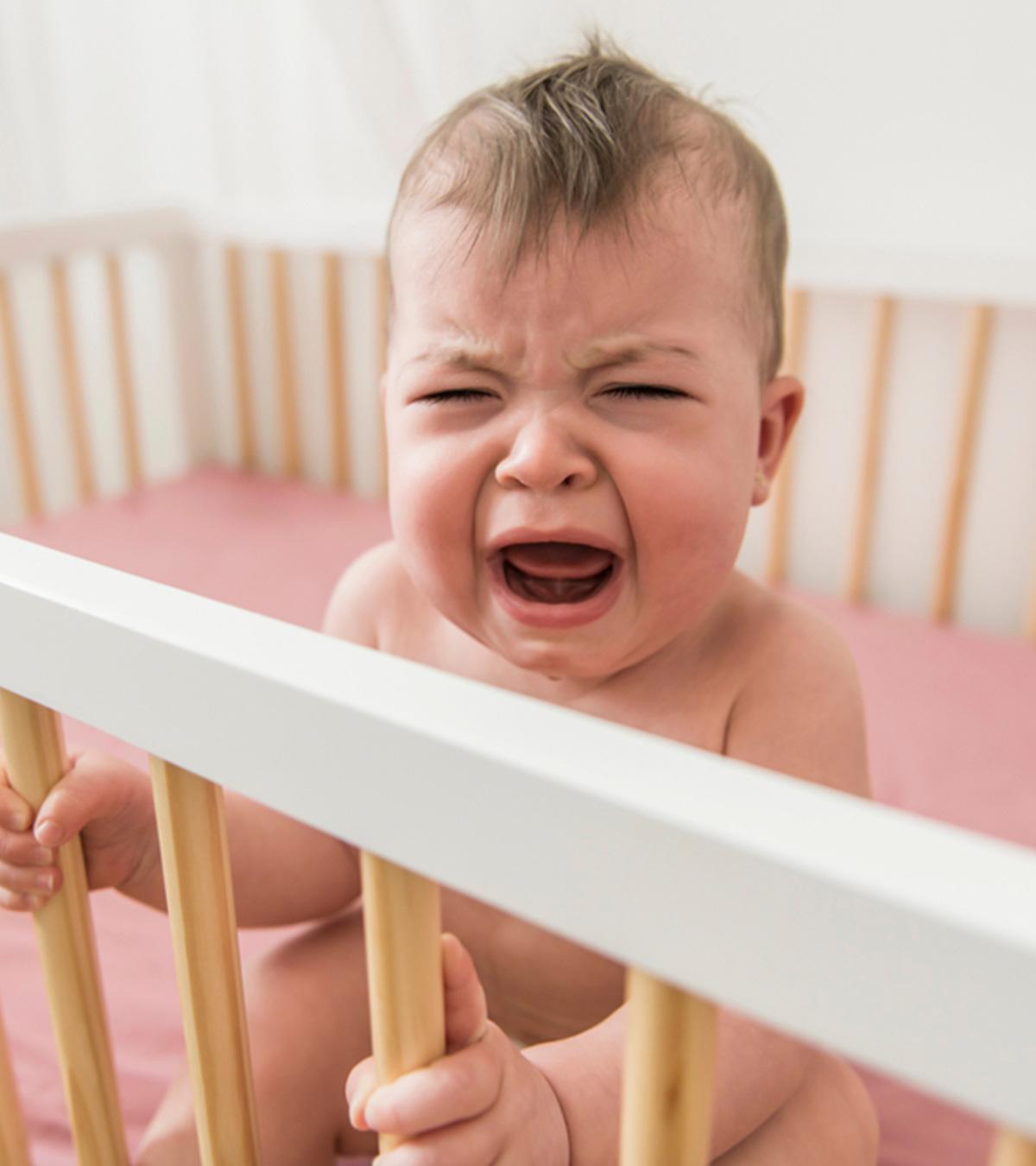 A Baby Suffering From 12th Month Sleep Regression