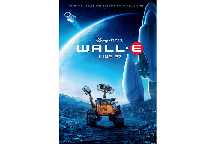 Wall-E, space movie for kids