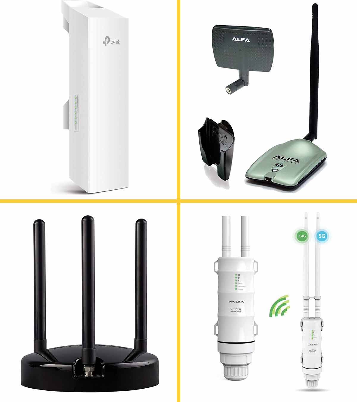 Long Range Extender WiFi Repeater Signal Booster Built-in High Gain Antenna