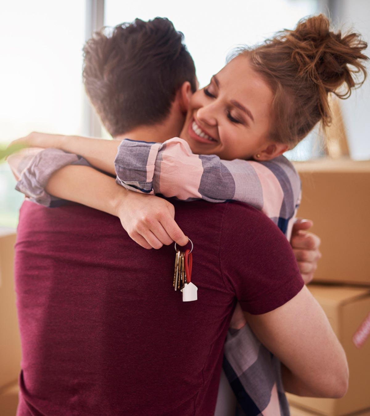 Couple Moving In, Symbolizing Readiness For Cohabitation