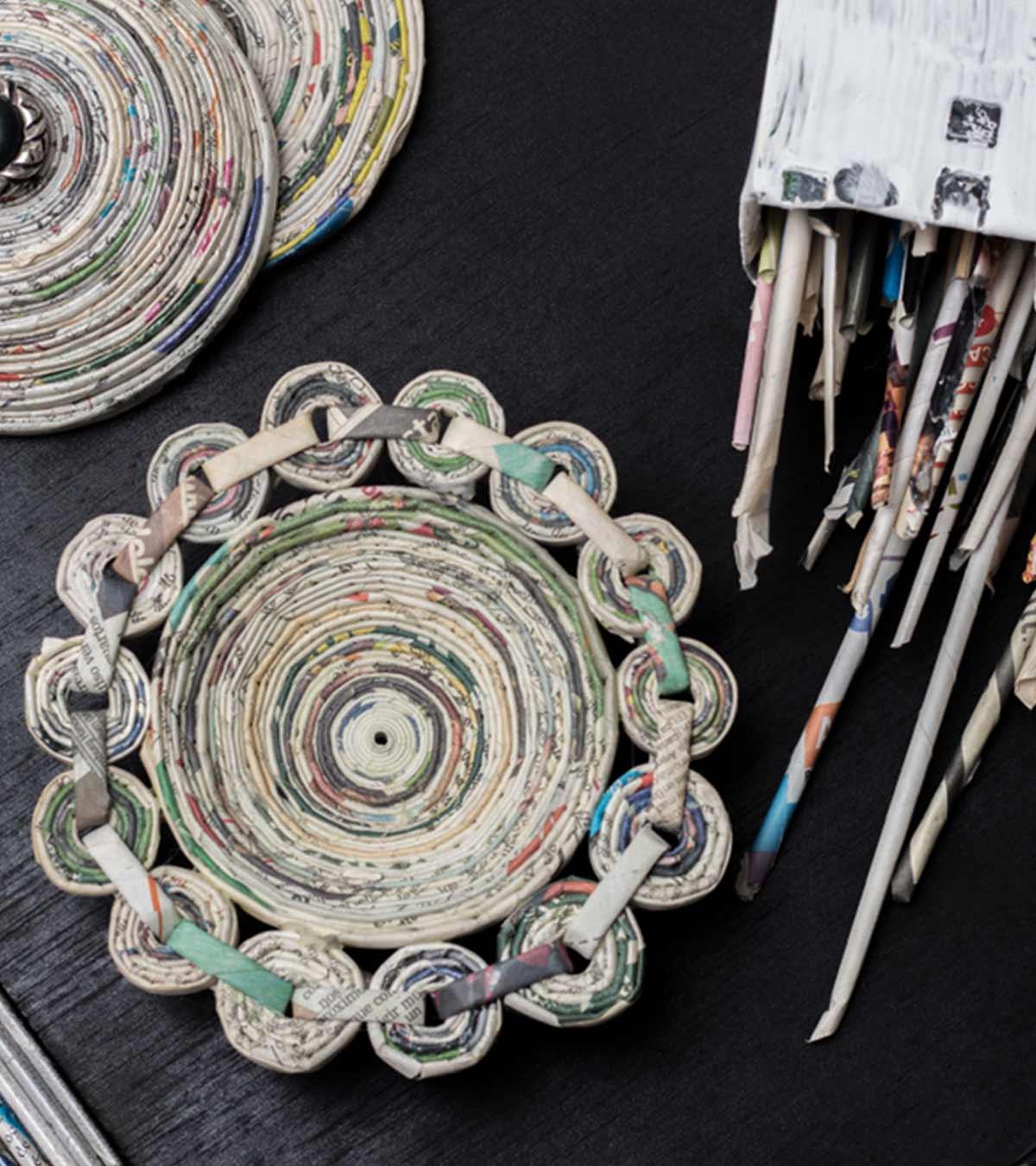 Diy Newspaper Crafts For Kids