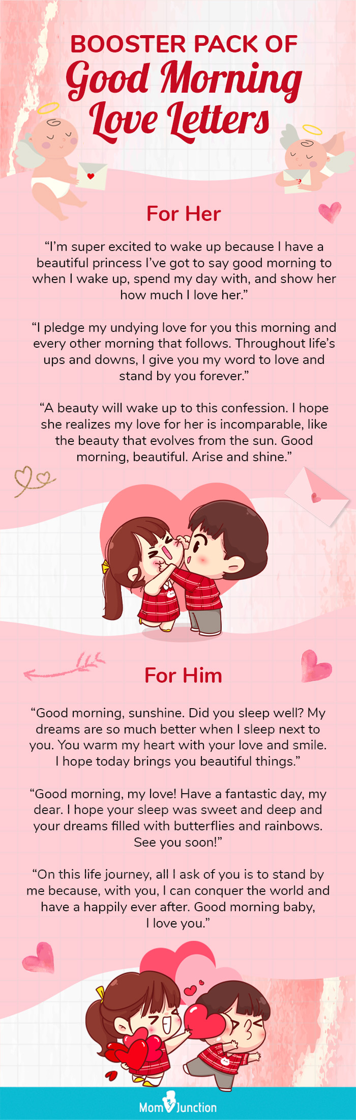 75 Cute Good Morning Love Letters For Her And Him
