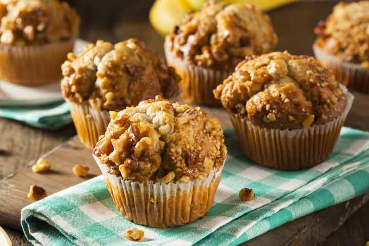 Easy muffins, lactation boosting recipes for breastfeeding