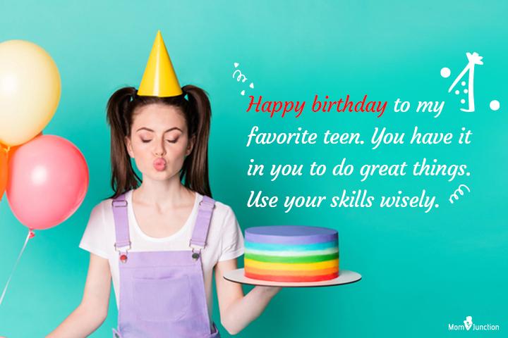 Happy Birthday Teenage Girl Quotes