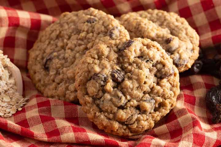 Healthy and hearty cookies, lactation boosting recipes for breastfeeding