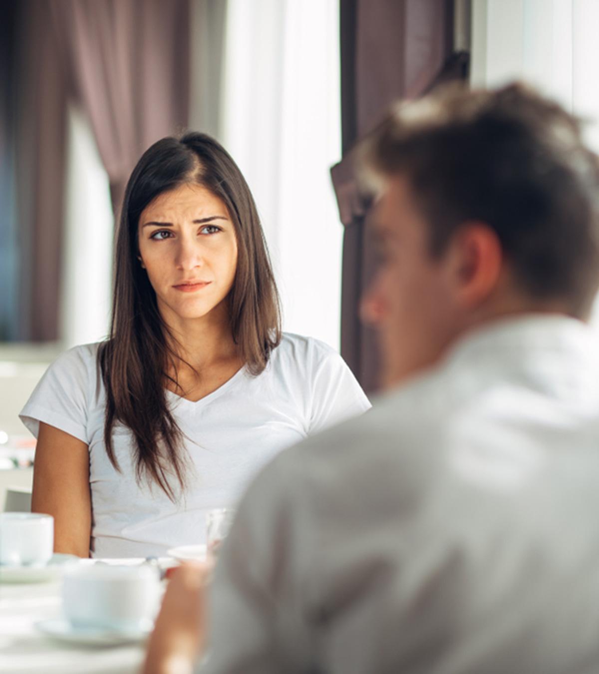 Person kindly rejecting someone