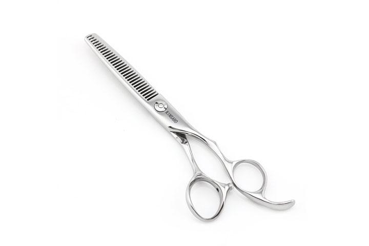 Fagaci Professional Hair Scissors 5 inch with Extremely Sharp Blades 440C Steel Hair Cutting Scissors Durable Smooth Motion & Fine Cut Barber Scis