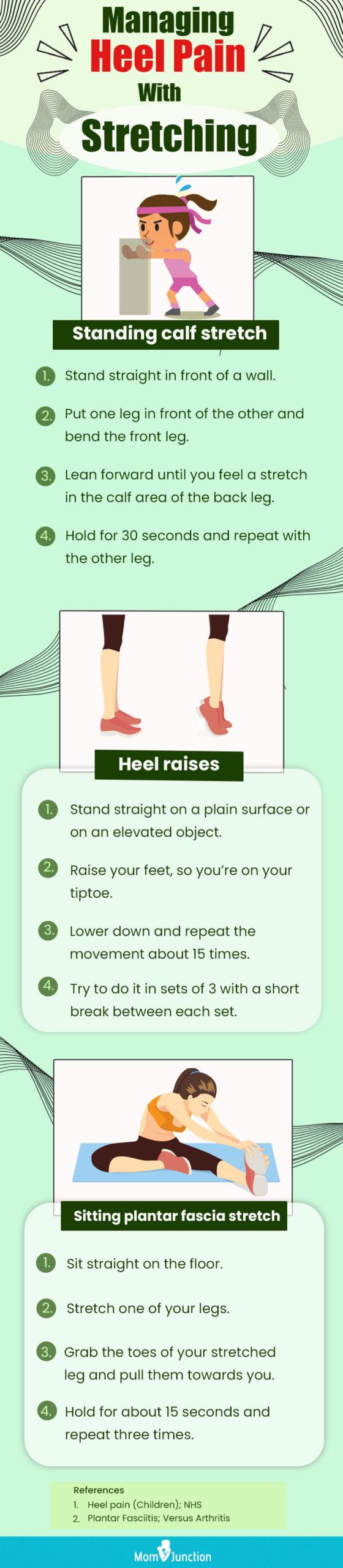 Heel pain 1 year on sale old boy