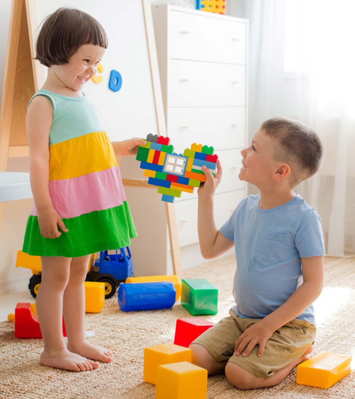 Childrens Doing Sharing Activities