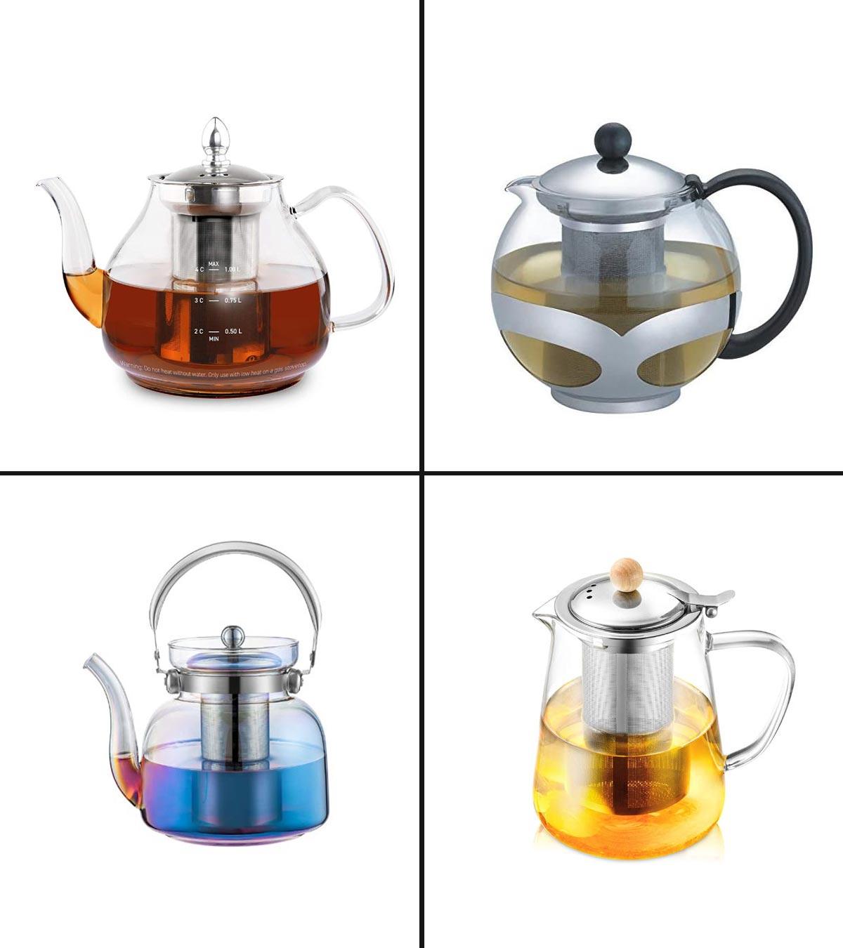 Glass Teapot Gas Stove Induction Cooker Water Kettle With Filter