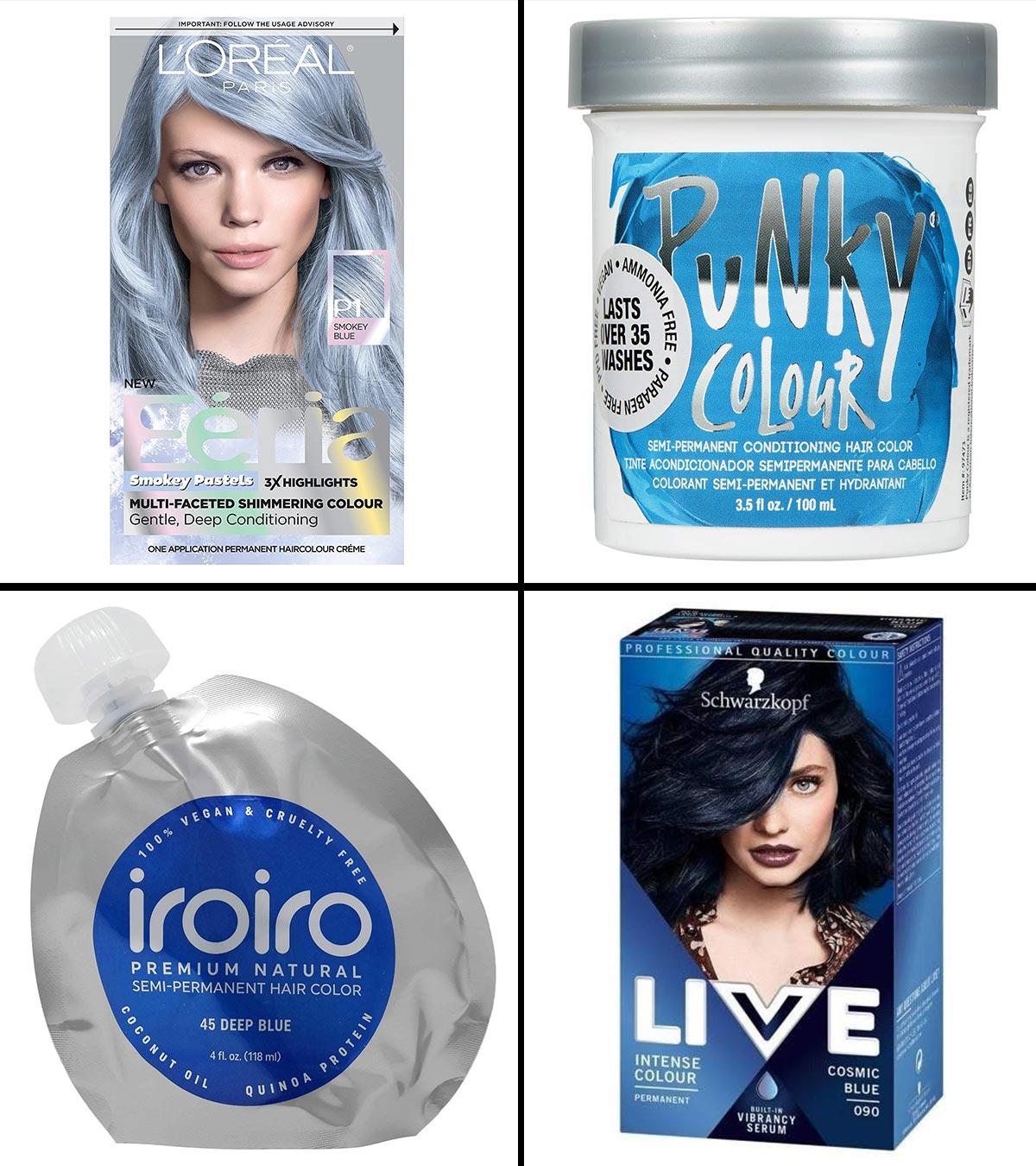 BLUE LIME CRIME HAIR DYE  YouTube