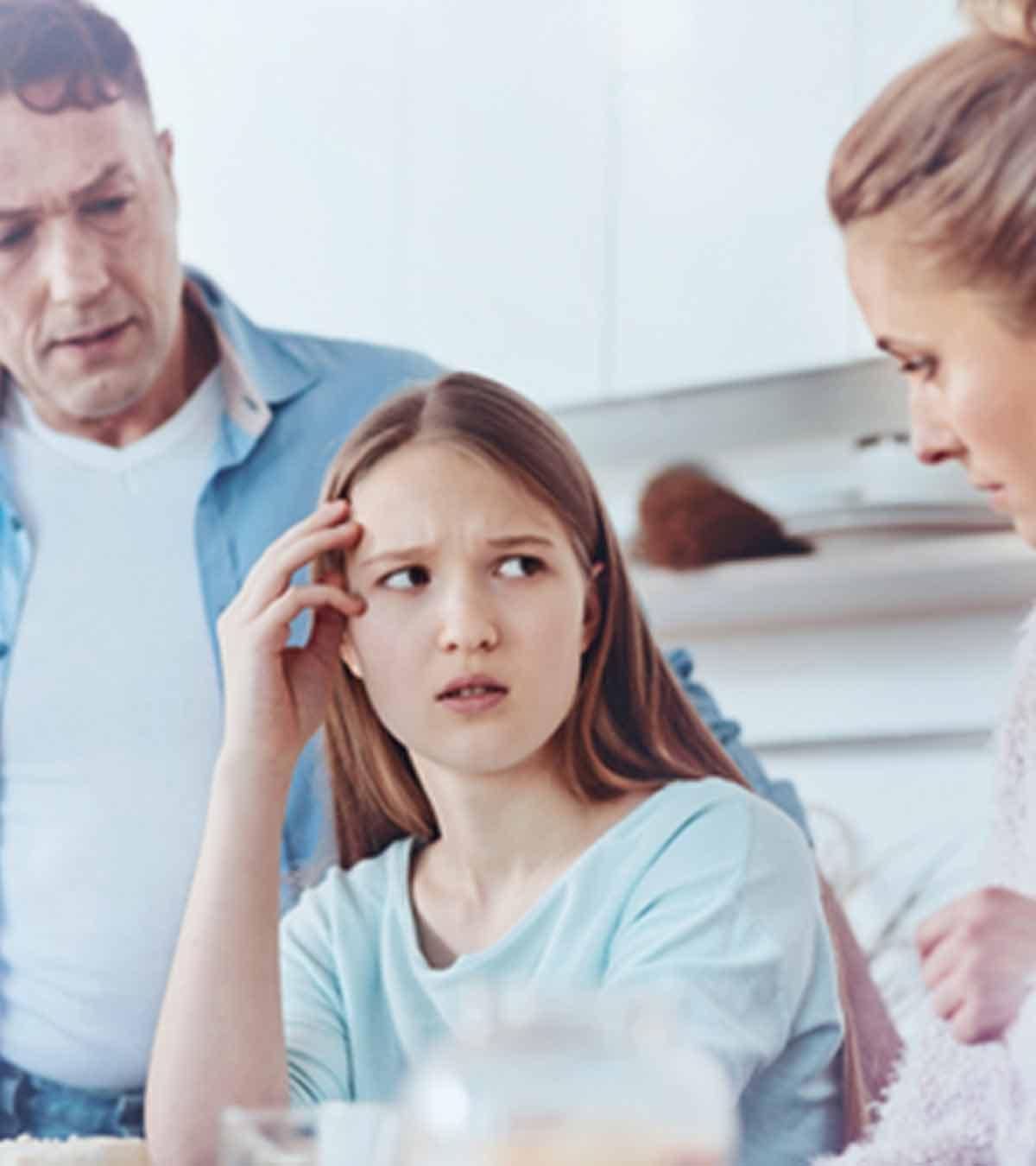 Parents are giving lessons for discipline
