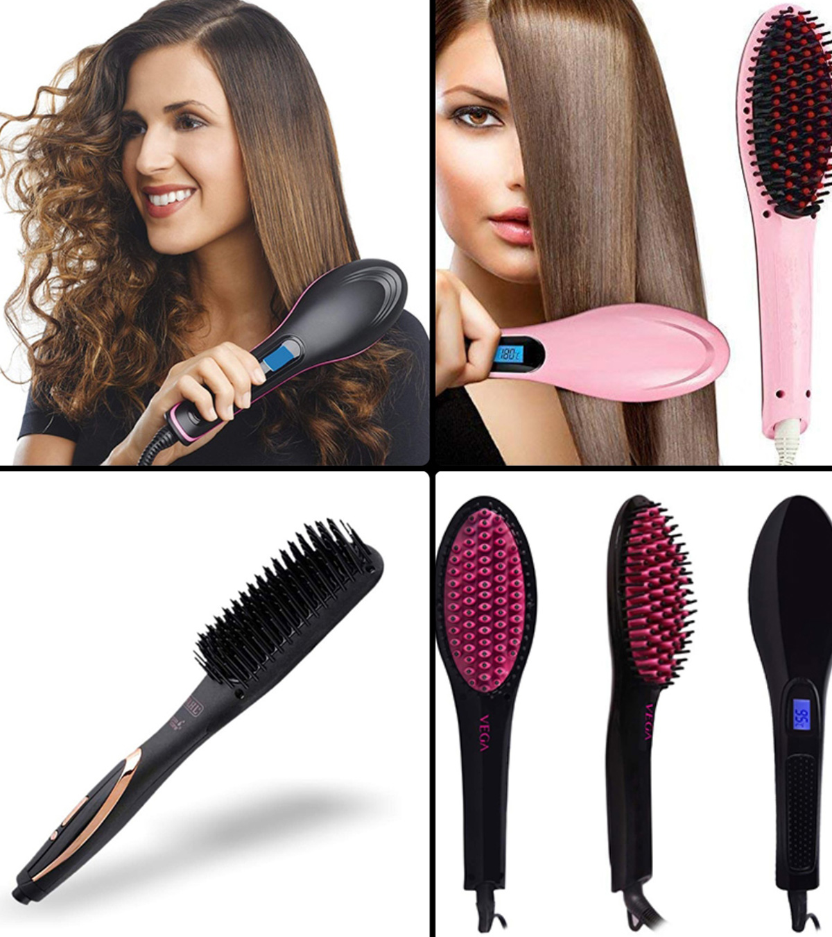 Buy Syska SalonFinish Keratin HBS100i Hair Straightener Brush Online at  Best Prices in India - JioMart.