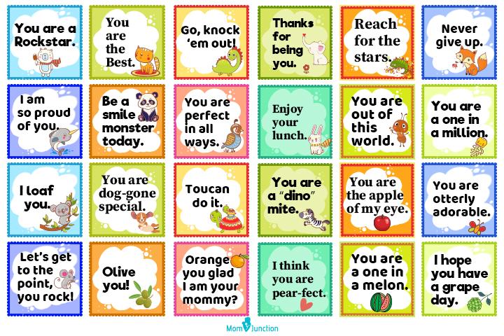 lunch box notes lunch box notes